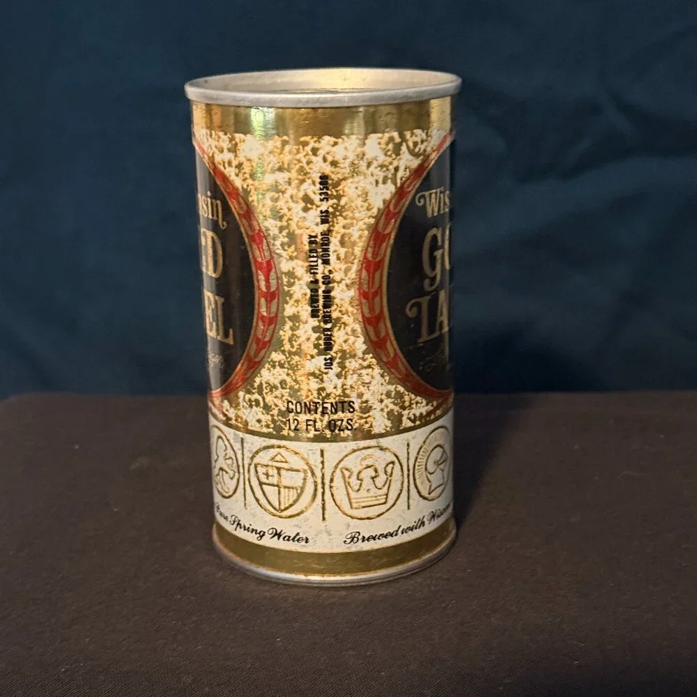 Wisconsin Gold Label Light Lager Vintage beer can